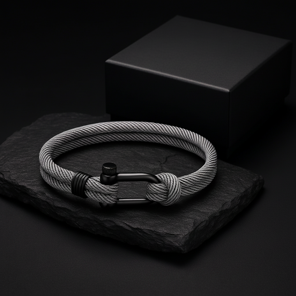 Gray Rope Bracelet V2